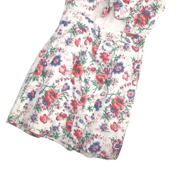 JACK WILLS Fabulously British 100% Cotton Floral Garden Cottagecore Mini Dress - Picture 2 of 11